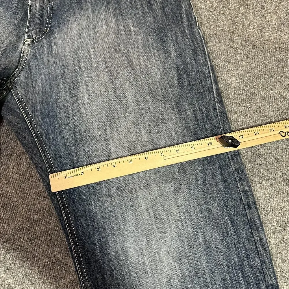 Southpole Wide Leg Jeans Mens 38 Blue Baggy Skate Relaxed Fit Denim Y2K VTG